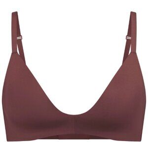 SKIMS WIRELESS FORM T-SHIRT DEMI BRA | GARNET × 1